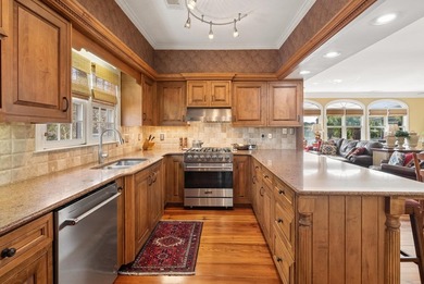 Enjoy breathtaking views across three bodies of water from this