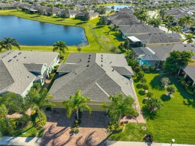 Lake Townhome/Townhouse For Sale in Sun City Center, Florida
