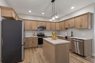 This zero-entry townhome features high-end finishes, including
