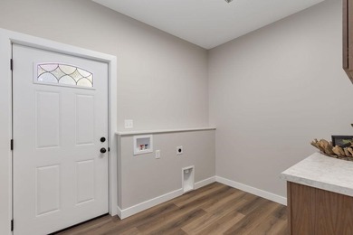 This zero-entry townhome features high-end finishes, including