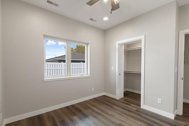 This zero-entry townhome features high-end finishes, including