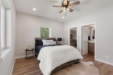 This zero-entry townhome features high-end finishes, including