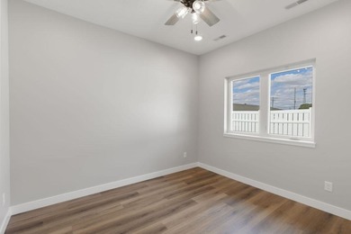 This zero-entry townhome features high-end finishes, including