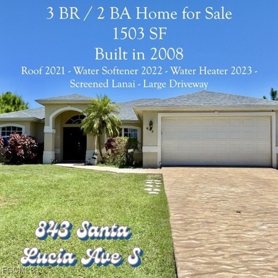 Lehigh Acres Area Home For Sale in Lehigh Acres Florida