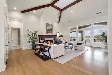 Custom-built waterfront estate on 5.25 private acres with