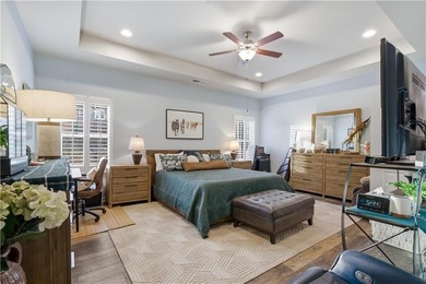 This refined ranch-style residence in Calhoun offers an