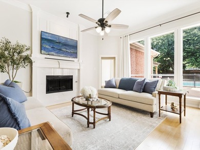 Grand marble tile entry and soaring ceilings set the tone in - photo 5