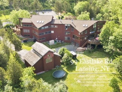 This Custom Contemporary in the lake side community known at - Lake Home For Sale in Lansing, New York