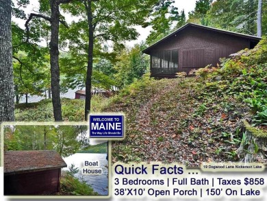 Nickerson Lake Home For Sale in New Limerick Maine