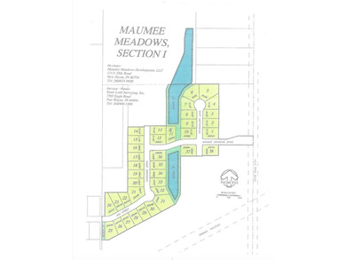 (private lake, pond, creek) Lot For Sale in Woodburn Indiana