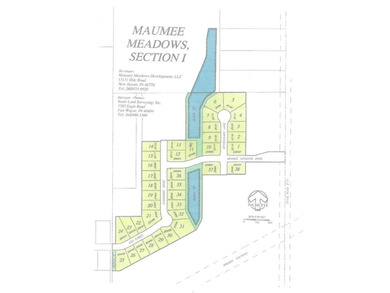 (private lake, pond, creek) Lot For Sale in Woodburn Indiana