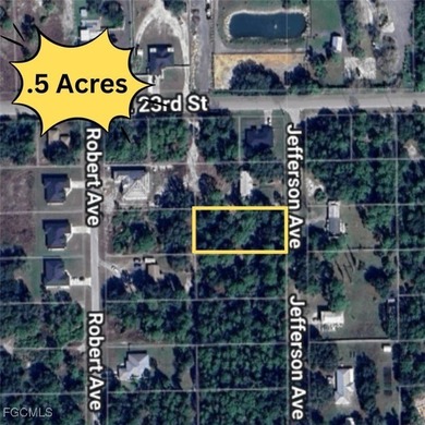Lehigh Acres Area Lot For Sale in Alva Florida
