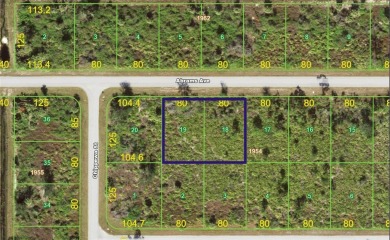 Port Charlotte Waterway Lakes Area Lot For Sale in Port Charlotte Florida