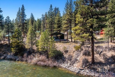 (private lake, pond, creek) Home Sale Pending in Lowman Idaho