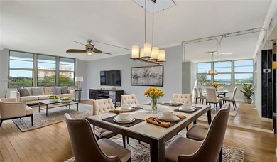 Discover this spacious corner two-bedroom, two-bath apartment