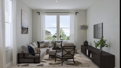 The Addison plan is an interior two-story townhome with the - photo 5