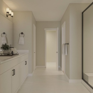 The Addison plan is an interior two-story townhome with the - photo 7