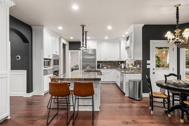 Set on a private half-acre at the end of a quiet street, this