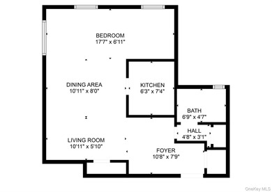 Flushing Downtown Studio - Square layout, easy approval. Needs