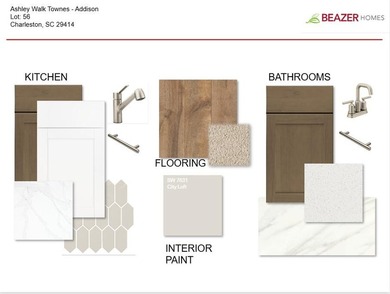 The Addison plan is an interior two-story townhome with the - photo 2