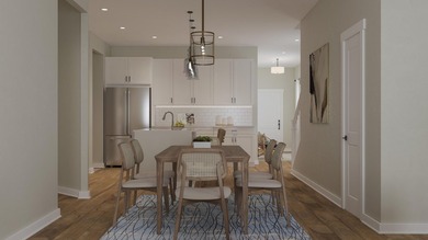 The Addison plan is an interior two-story townhome with the - photo 5