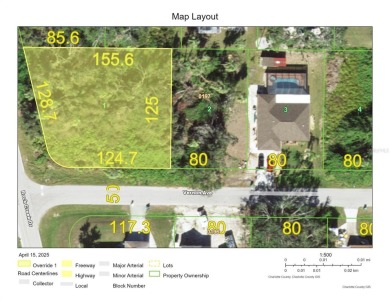 Port Charlotte Waterway Lakes Area Lot For Sale in Port Charlotte Florida