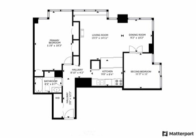 RARELY Available High Floor, SOUTH EAST Corner 2 Bedroom, 1 - photo 37