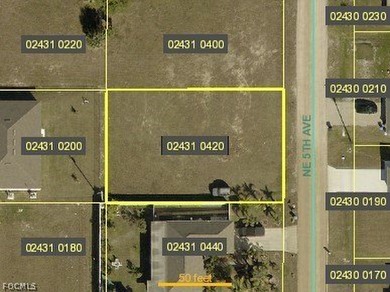 Cape Coral Area Lot For Sale in Cape Coral Florida