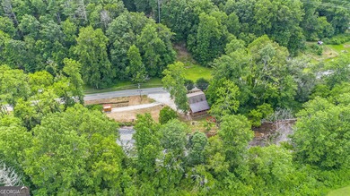 This beautiful log cabin home is located on the edge of the - photo 32