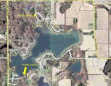 Rural neighborhood adjacent to Pleasant Lake, Lot #6 of Lakeview - photo 6
