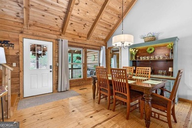 Fully furnished true log home on 5.78 private wooded acres in - photo 14