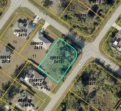 Northport Waterway Lakes and Canals Lot For Sale in North Port Florida