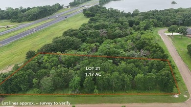 Lightly wooded 1.17-acre lot with subtle water views. Located in - Lake Lot For Sale in Mabank, Texas