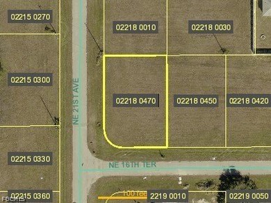Cape Coral Area Lot For Sale in Cape Coral Florida