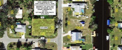 Port Charlotte Waterway Lakes Area Lot For Sale in Port Charlotte Florida