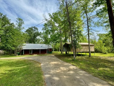 Cathedral ceilings, knotty pine, huge living area and a - Lake Home For Sale in Hemphill, Texas