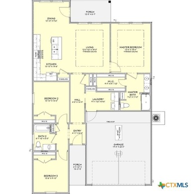 Welcome to this beautifully designed 3-bedroom, 2-bath home with - photo 3