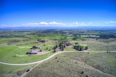 Perched above the Gallatin River with commanding, unobstructed - photo 3