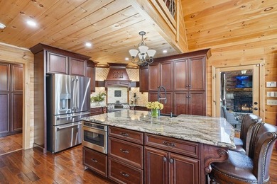 Nestled on a sprawling, meticulously-maintained 3-acre lot, this