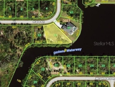Port Charlotte Waterway Lakes Area Lot For Sale in Port Charlotte Florida
