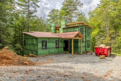 Ellijay River Home For Sale in Cherry Log Georgia