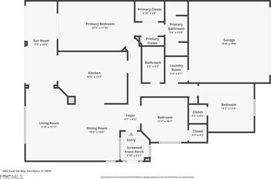 (private lake, pond, coastal) Home Sale Pending in Fort Myers Florida