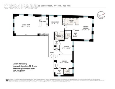 A stunning three-to-four-bedroom home at 93 Worth Street in one - photo 18