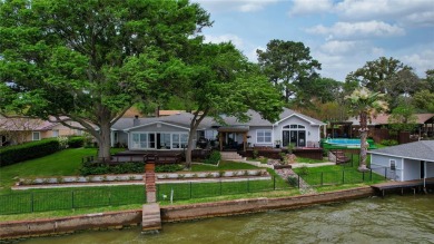 Beautiful well maintained one story home on 3 open water lots - Lake Home For Sale in Mabank, Texas