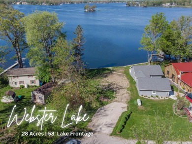 Webster Lake Lot For Sale in Webster Indiana
