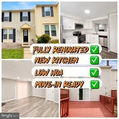 (private lake, pond, coastal) Townhome/Townhouse For Sale in Bowie Maryland