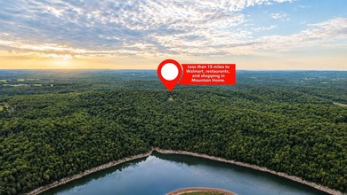 Nearly 10 acres bordering the Corps, sunset views over Norfork - photo 4