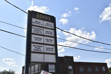 office/commercial building on 0.62 acre lot. High visibility and