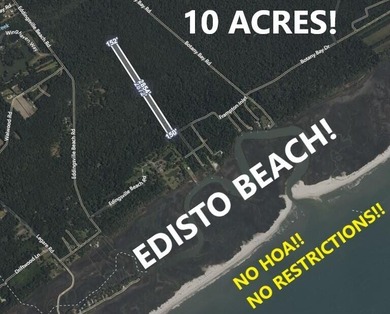 ****EDISTO ISLAND LAND!! **** NO RESTRICTIONS!!! **10 FULL - photo 1