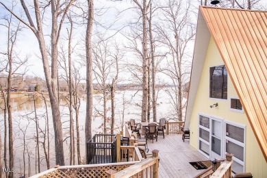 TWO WORDS---THE VIEW!!! You will fall in love with this cozy - Lake Home For Sale in Leasburg, North Carolina